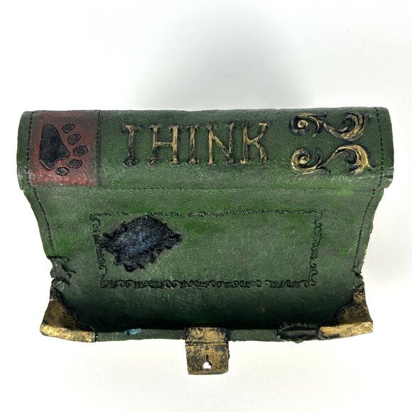 Boyds Bear & Friends Folkstone Library Book Think 3E Figurine Wall Shelf 65427 - Picture 5 of 12